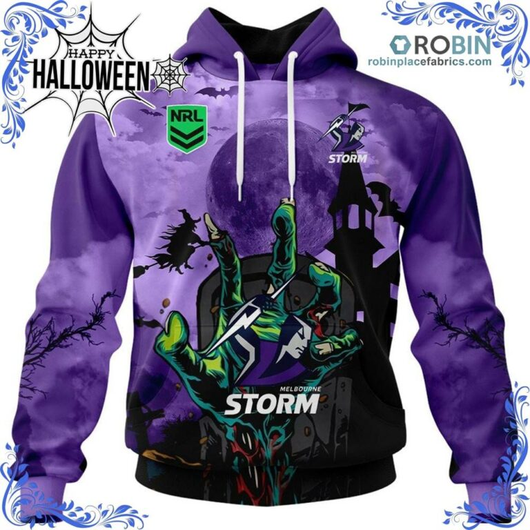 Melbourne Storm Halloween Is Coming All Over Print – AOP Shirt