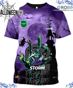 Melbourne Storm Halloween Is Coming All Over Print – AOP Shirt