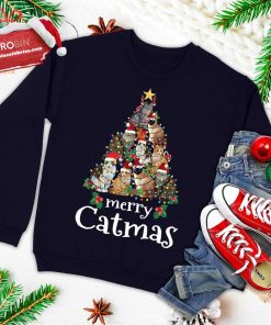 Merry Catmas Xmas Funny Cat Christmas Ugly Christmas Sweatshirt