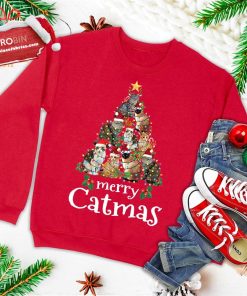 merry catmas xmas funny cat christmas ugly christmas sweatshirt 3 qKA0w