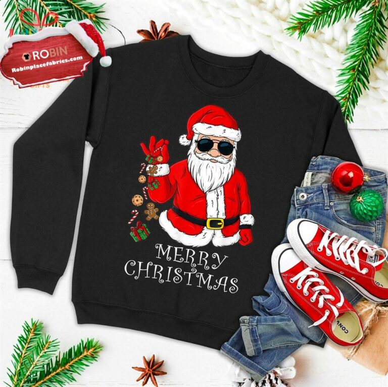 Merry Christmas Santa Claus Funny Family Pajamas Xmas Ugly Christmas Sweatshirt
