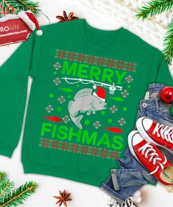 merry fishmas funny christmas xmas ugly christmas sweatshirt for fishers 3 6ZOoc