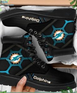 Miami Dolphins Custom Printed Martin Boots RBPL558 Miami Dolphins Custom Printed Martin Boots RBPL558