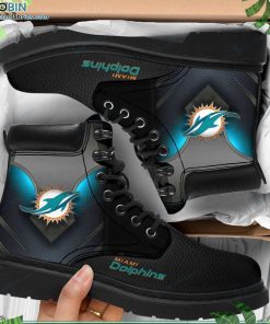 Miami Dolphins Custom Printed Martin Boots RBPL135 Miami Dolphins Custom Printed Martin Boots RBPL135