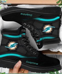 Miami Dolphins Custom Printed Martin Boots RBPL379