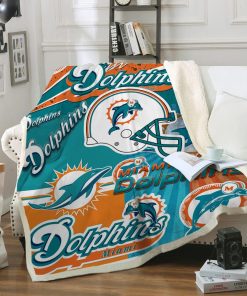 Miami Dolphins Quilt & Fleece Blanket
