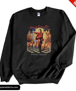 michael jackson blood on the dance floor boyfriend fit girls sweatshirt ufww6b