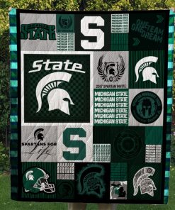 Michigan State Spartans Quilt & Fleece Blanket