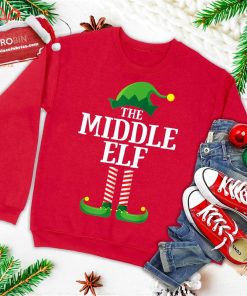 Middle Elf Matching Family Group Christmas Party Pajama Ugly Christmas Sweatshirt Middle Elf Matching Family Group Christmas Party Pajama Ugly Christmas Sweatshirt