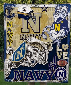 Midshipmen Quilt & Fleece Blanket