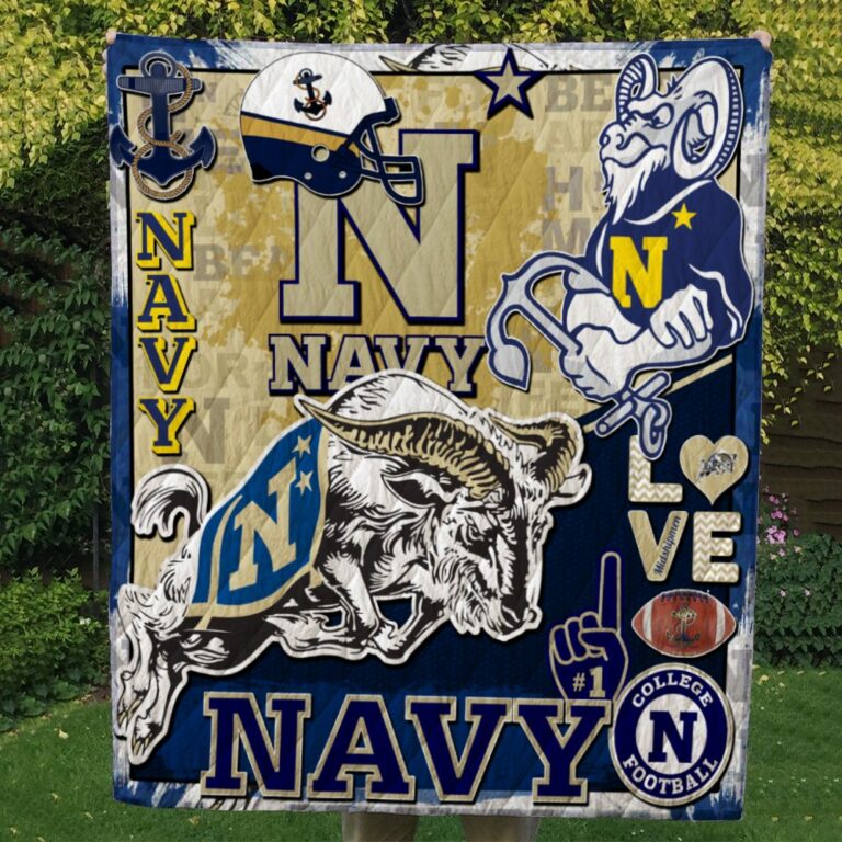 Midshipmen Quilt & Fleece Blanket