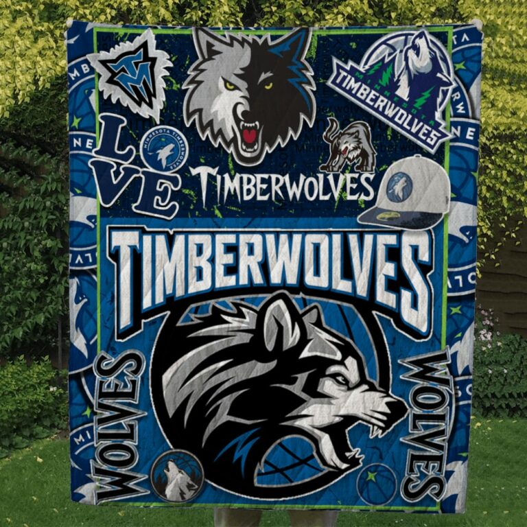 Minnesota Timberwolves Quilt Blanket
