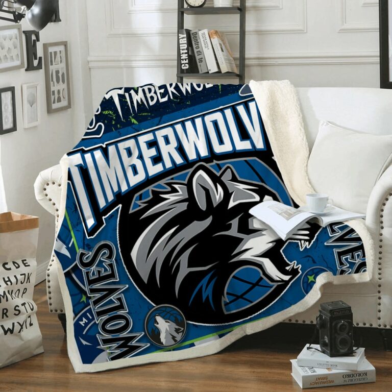Minnesota Timberwolves Quilt & Fleece Blanket