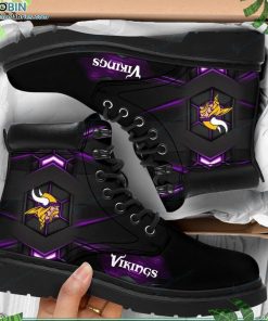 Minnesota Vikings Custom Marten Style Boots RBPL229 Minnesota Vikings Custom Marten Style Boots RBPL229