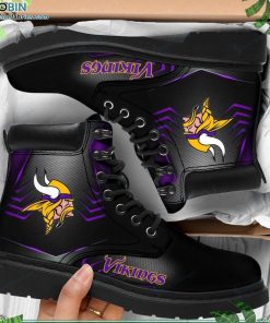 Minnesota Vikings Custom Printed Martin Boots RBPL481 Minnesota Vikings Custom Printed Martin Boots RBPL481