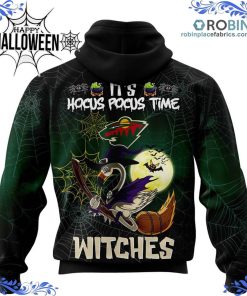 minnesota wild halloween jersey flamingo witches hocus pocus all over print 418 0Pwl1