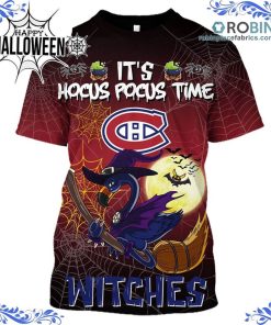 Montreal Canadiens Halloween Jersey Flamingo Witches Hocus Pocus All Over Print – AOP Shirt