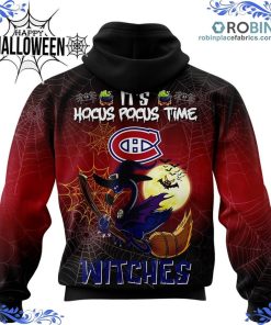 montreal canadiens halloween jersey flamingo witches hocus pocus all over print 417 Puzdf