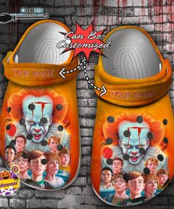 Halloween Clogs – Personalized Movie IT Pennywise Horror Crocs Shoes
