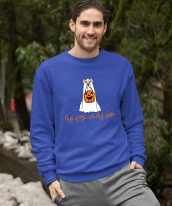 my dog is my boo ghost halloween dog lover spooky ghost shirt 69 ma7rpf