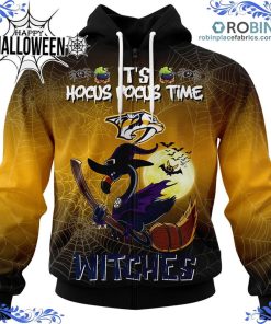 nashville predators halloween jersey flamingo witches hocus pocus all over print 139 bYTyQ