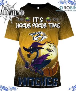 Nashville Predators Halloween Jersey Flamingo Witches Hocus Pocus All Over Print – AOP Shirt