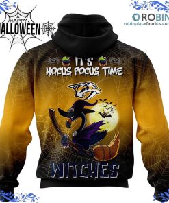 nashville predators halloween jersey flamingo witches hocus pocus all over print 416 BZO6i