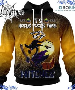 nashville predators halloween jersey flamingo witches hocus pocus all over print 57 qAEjL