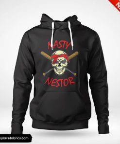 nasty nestor cortes jr skull halloween hoodie xprdmd