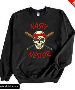nasty nestor cortes jr skull halloween sweatshirt obapz0