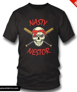 nasty nestor cortes jr skull halloween t shirt mbhgqm
