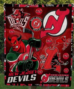 New Jersey Devils Quilt & Fleece Blanket
