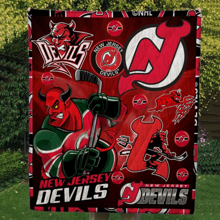 New Jersey Devils Quilt & Fleece Blanket