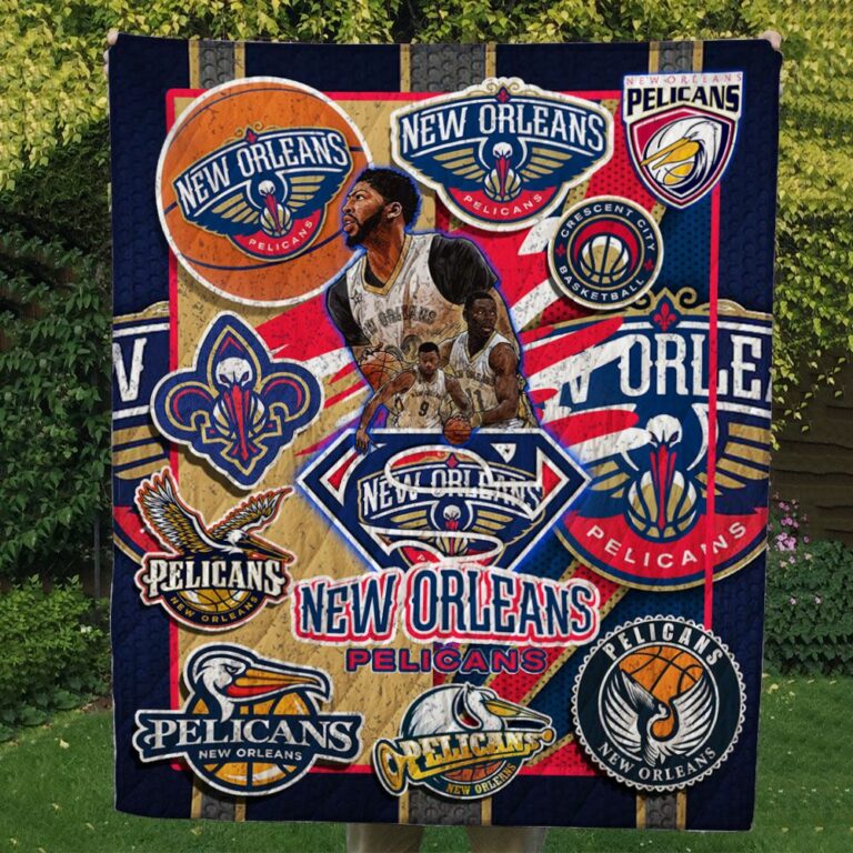 New Orleans Pelicans Quilt Blanket