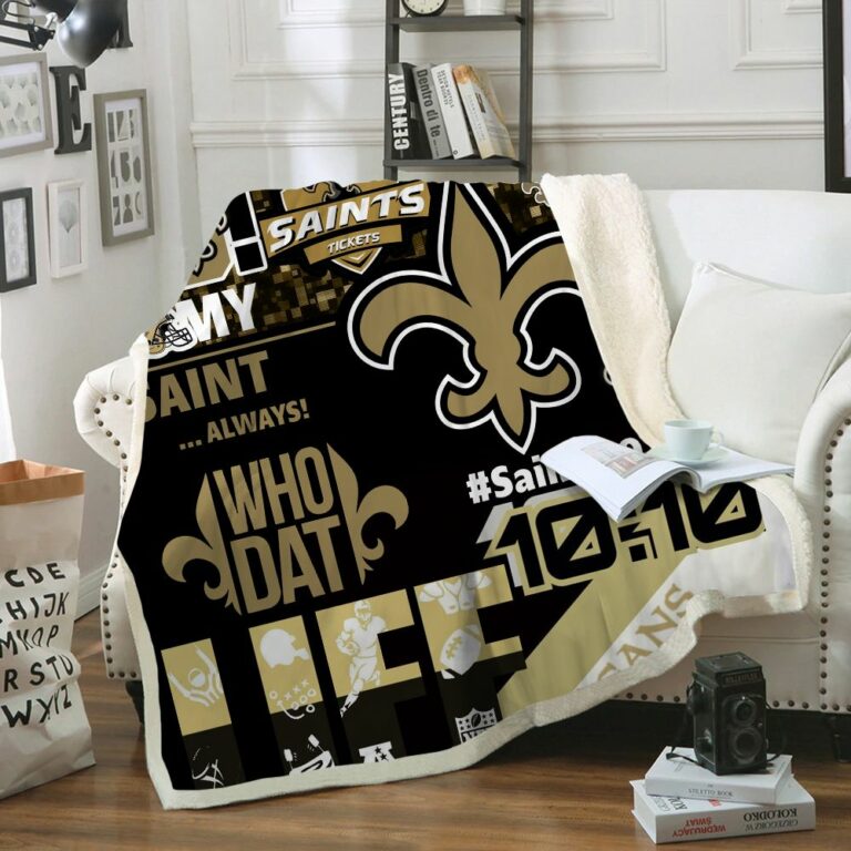 New Orleans Saints Blanket
