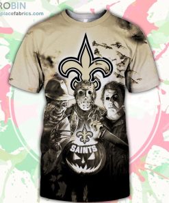 New Orleans Saints T-Shirt Halloween Horror Night – AOP Tshirt