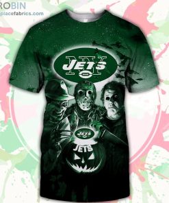 New York Jets T-Shirt Halloween Horror Night – AOP Tshirt