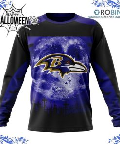NFL Baltimore Ravens Halloween Concepts All Over Print Shirt