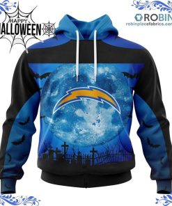 nfl los angeles chargers halloween concepts all over print shirt 17 4L237