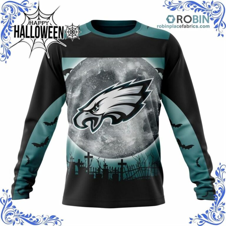 NFL Philadelphia Eagles Halloween Concepts All Over Print Shirt