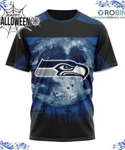 NFL Seattle Seahawks Halloween Concepts All Over Print Shirt NFL Seattle Seahawks Halloween Concepts All Over Print Shirt
