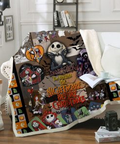 Nightmare Before Christmas Quilt & Fleece Blanket