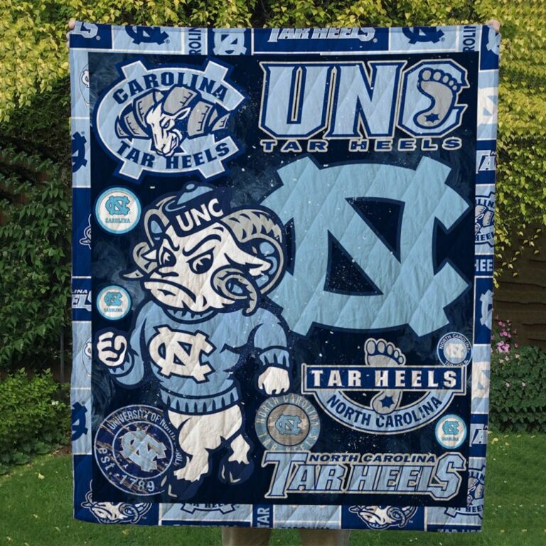 North Carolina Tar Heels Quilt Blanket