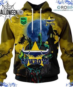 north queensland cowboys halloween is coming all over print 8 jIAs0