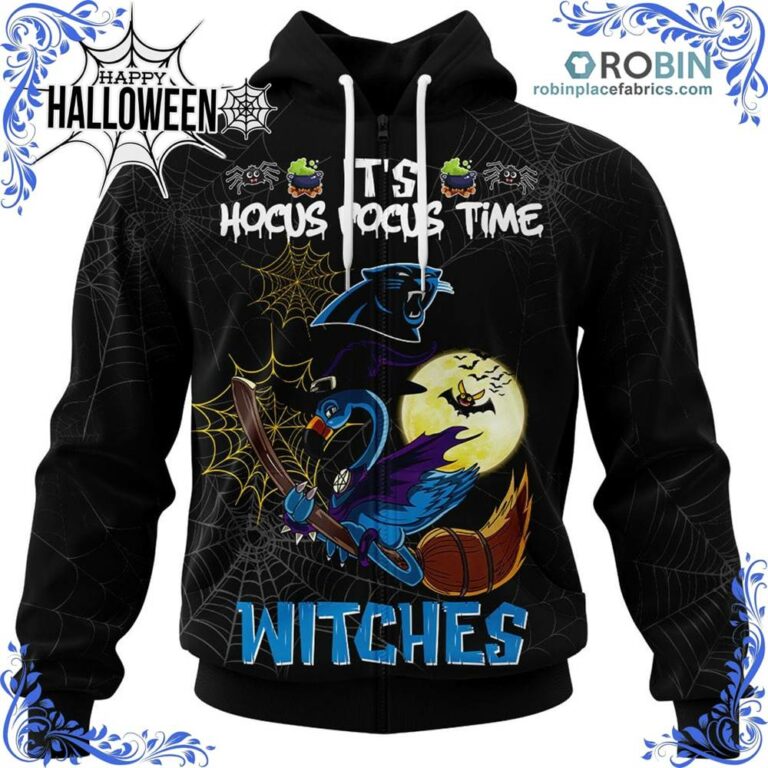 Panthers NFL Halloween Jersey Falmingo Witches Hocus Pocus All Over Print – AOP Shirt