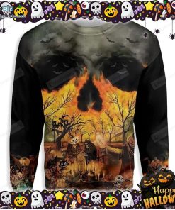 Party At Halloween Night Ugly Sweater