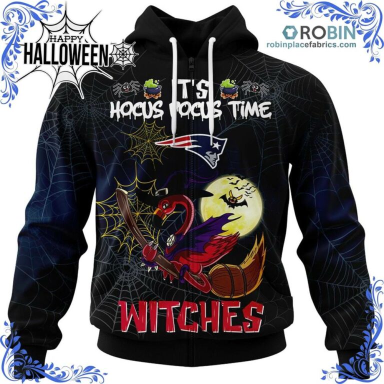 Patriots NFL Halloween Jersey Falmingo Witches Hocus Pocus All Over Print – AOP Shirt