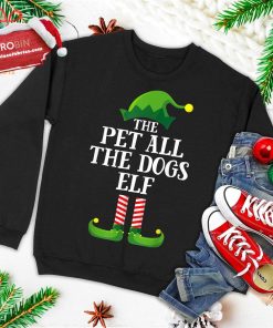 pet all the dogs elf matching family group christmas pajama ugly christmas sweatshirt 4 iWBBA
