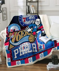 Philadelphia 76ers Quilt & Fleece Blanket