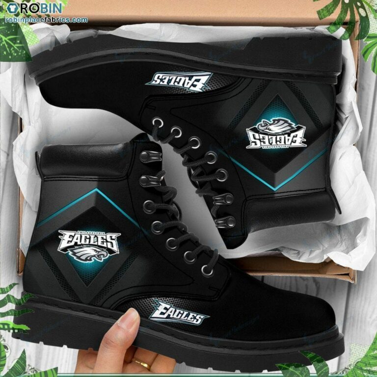 Philadelphia Eagles Custom Marten Style Boots RBPL463
